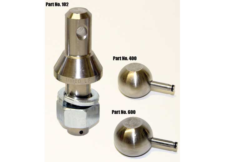 Convert-A-Ball 904 Hitch Accessory;Towing Ball Mounts & Hitches - Chrome