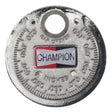 CT481 Champion Plugs Spark Plug Gapping Tool Champion Silver Dollar