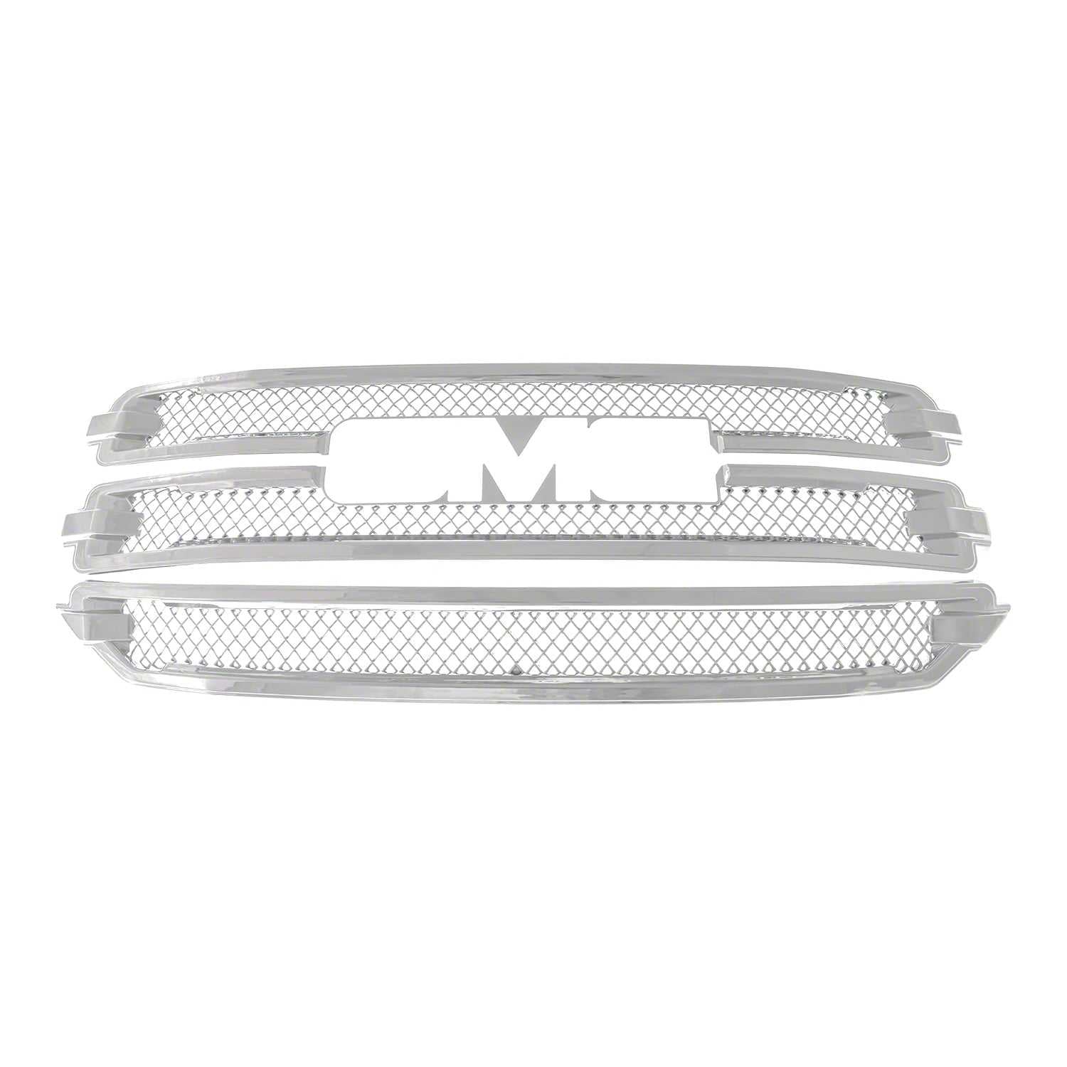 Coast2Coast ABS446 Gi;16-18 Sierra;Chrm;Mesh Bar