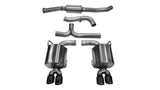 CORSA Performance Corsa 11-13 Subaru Impreza Sedan STI 2.5L Turbo Manual Black Sport Cat-Back Exhaust