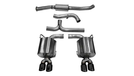 CORSA Performance Corsa 11-13 Subaru Impreza Sedan STI 2.5L Turbo Manual Black Sport Cat-Back Exhaust