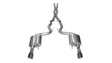 CORSA Performance Corsa 15-17 Ford Mustang GT Coupe 5.0L 3in Sport Cat-Back Exhaust Dual Rear Exit w/ Gun Metal Tips