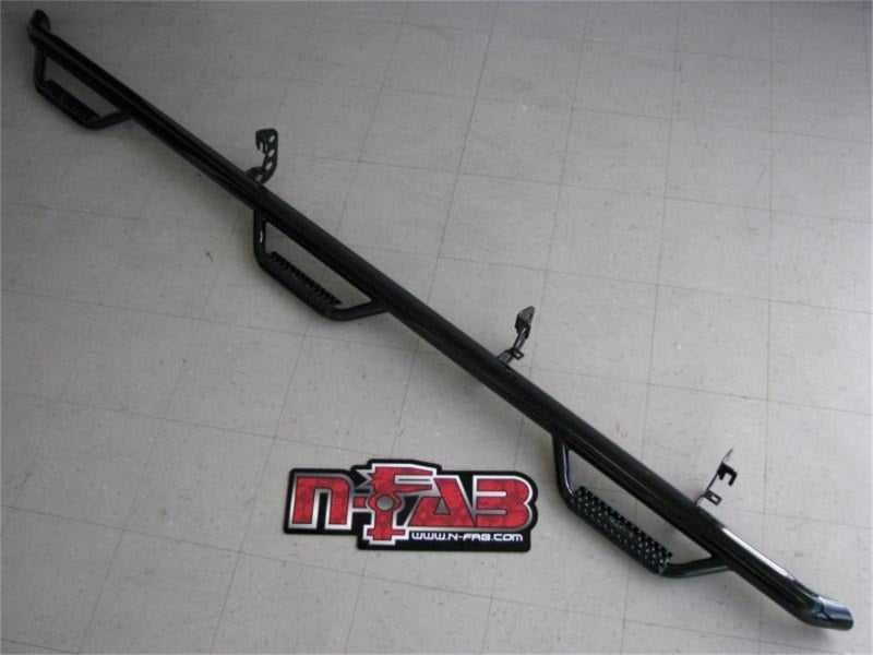 N-Fab D0289QC-6-TX N-Fab Nerf Step 02-08 Dodge Ram 1500/2500/3500 Quad Cab 6.4ft Bed - Tex. Black - Bed Access - 3in