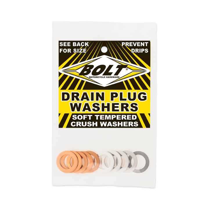 DPWM14.223-10 Crush Washers 14x22.3mm 10/Pk 5 Aluminum & 5 Copper