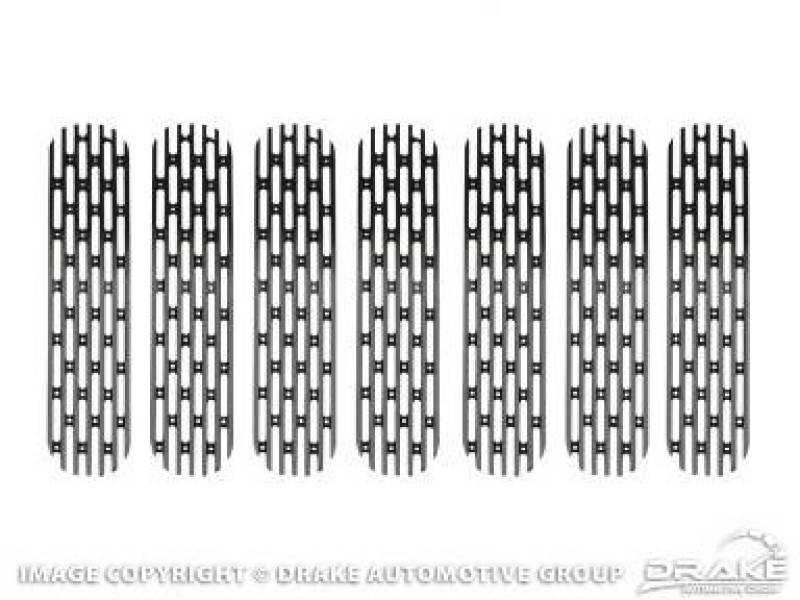 DV8 Offroad DV8 Offroad 2007-2018 Jeep JK Black Grille Inserts