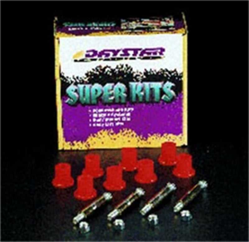Daystar Daystar 1984-2001 Jeep Cherokee Greasable Bolt and Bushing Kit Rear Shackle Only