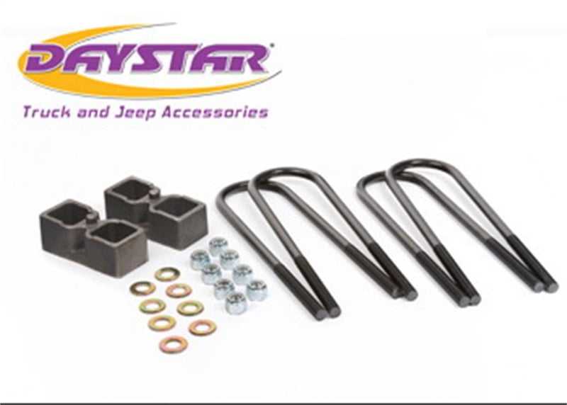 Daystar Daystar 1994-2013 Dodge Ram 2500 4WD (w/Dana 70 Axle & w/o Overloads) - 2in Rear Block & U-Bolt Kit