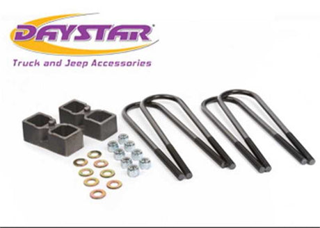 Daystar Daystar 1994-2013 Dodge Ram 2500 4WD (w/Dana 70 Axle & w/o Overloads) - 2in Rear Block & U-Bolt Kit