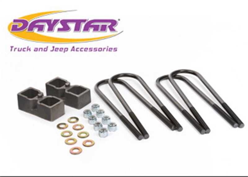 Daystar Daystar 1994-2013 Dodge Ram 2500 4WD (w/Dana 70 Axle & w/o Overloads) - 2in Rear Block & U-Bolt Kit