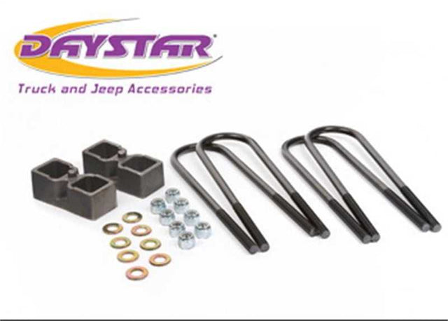 Daystar Daystar 1994-2013 Dodge Ram 2500 4WD (w/Dana 70 Axle & w/o Overloads) - 2in Rear Block & U-Bolt Kit