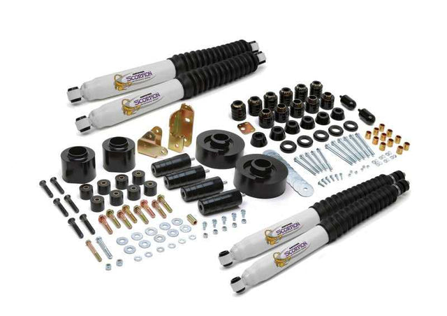 Daystar Daystar 1997-2006 Jeep Wrangler TJ 2WD/4WD - 4in Lift Kit (3in Susp Lift/1in Body) & Scorpion Shocks