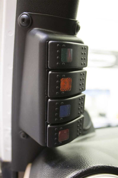 Daystar 2007-2018 Jeep Wrangler JK 2WD/4WD - A-Pillar Rocker Switch Pod (Switches Included) 
