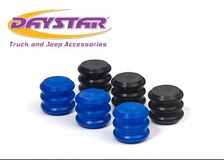 Daystar Daystar Stinger Bump Stop Rebuild Kit (Incl. 3 Black EVS Inserts and 3 Blue EVS Inserts)
