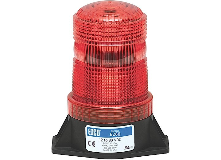 Ecco Safety Group 6262R Multi Purpose Warning Light - Red Medium