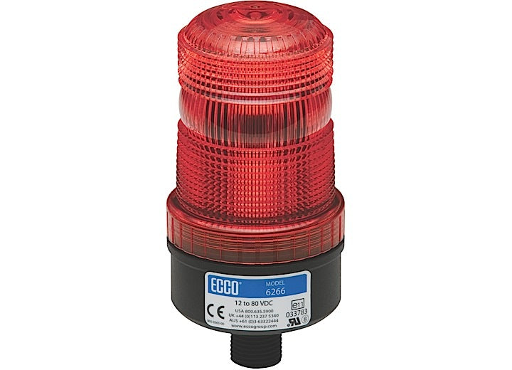 Ecco Safety Group 6267R Multi Purpose Warning Light - Red Medium
