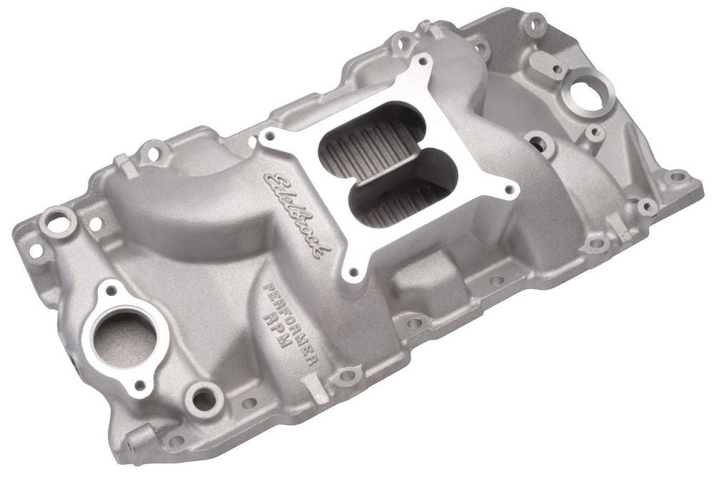 Edelbrock Square Bore Intake Manifolds 7163 - Bbc Performer Rpm 2-R Manifold 396-502