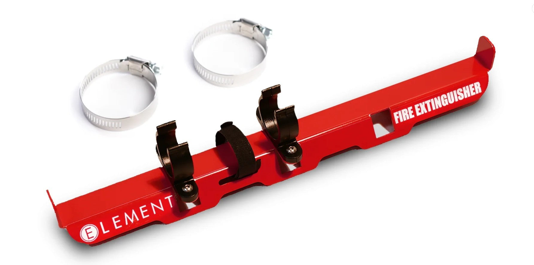 Element Fire 60250 Fire Extinguisher Bottle Brackets - Red