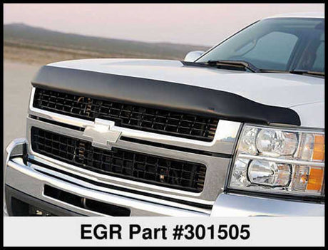 EGR 07-13 Chev Silverado Superguard Hood Shield - Matte 