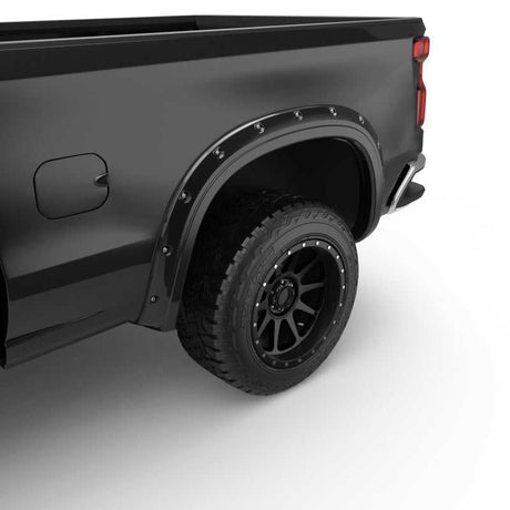 EGR 19-22 Chevrolet Silverado 1500 Traditional Bolt-On Look Fender Flares Black Set Of 4 