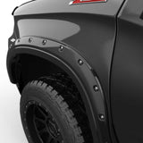 EGR 19-22 Chevrolet Silverado 1500 Traditional Bolt-On Look Fender Flares Black Set Of 4 