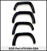 EGR 19-22 Chevrolet Silverado 1500 Traditional Bolt-On Look Fender Flares Black Set Of 4 