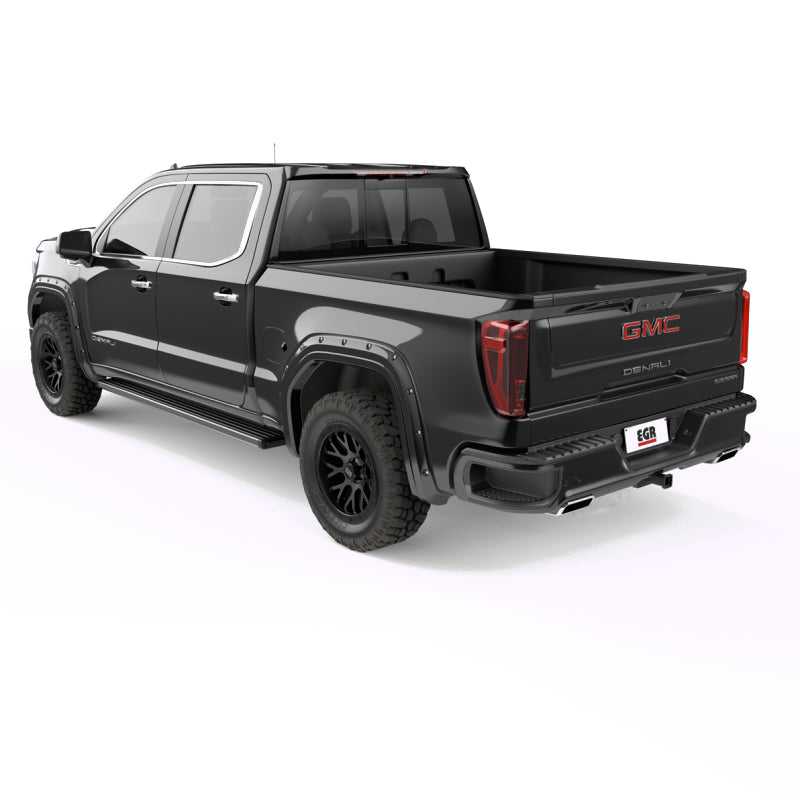 EGR 19-23 Gmc Sierra 1500 Painted To Code Traditional Bolt-On Look Fender Flares Black Set Of 4 