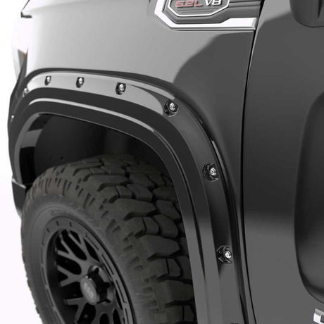 EGR 19-23 Gmc Sierra 1500 Painted To Code Traditional Bolt-On Look Fender Flares Black Set Of 4 
