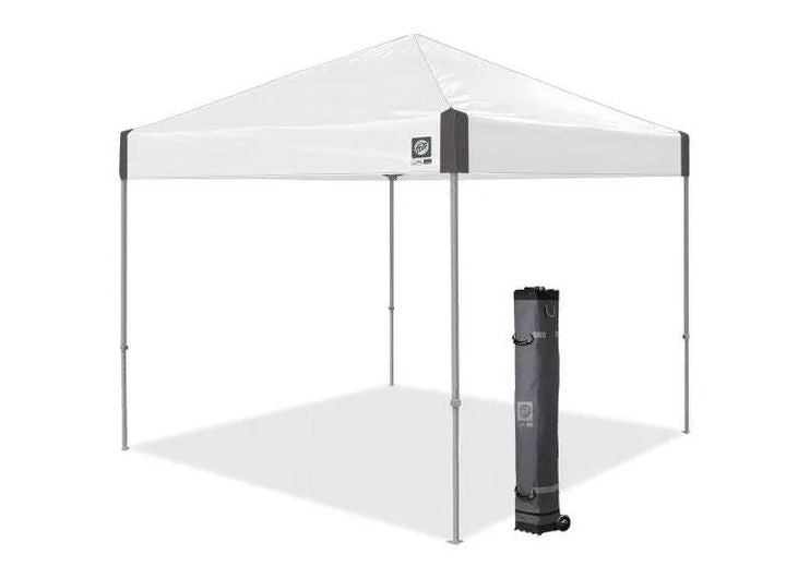 E-Z Up AMB3SSGF10WH - White