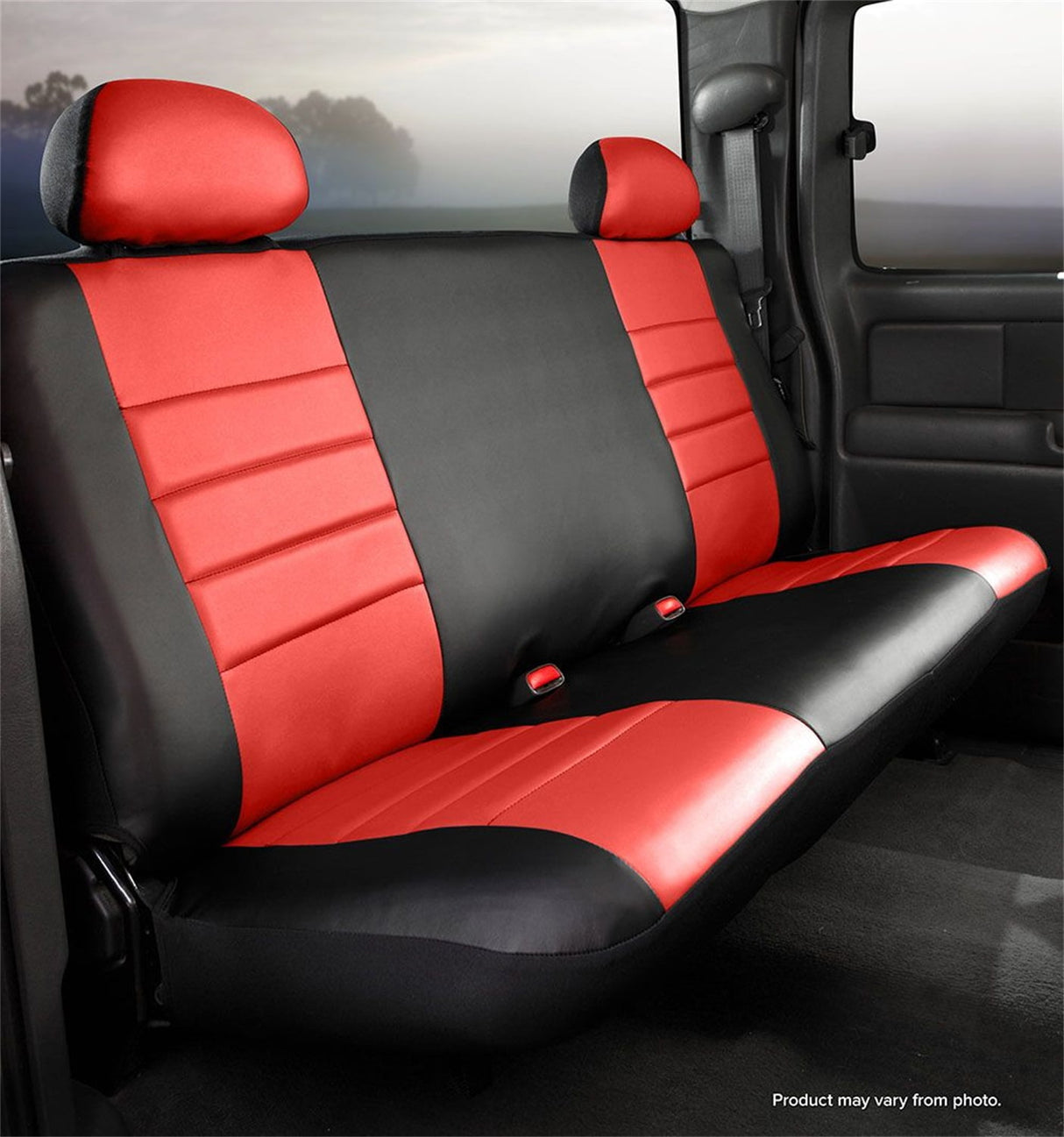 SL62-52 BLK/BLK FIA Sl Rear 40/60 Seat Cover Dodge Ram