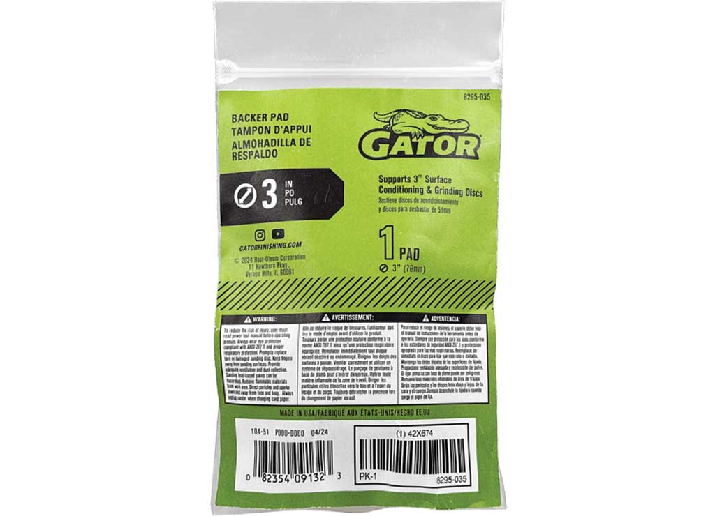 Gator Finishing Products 8295035