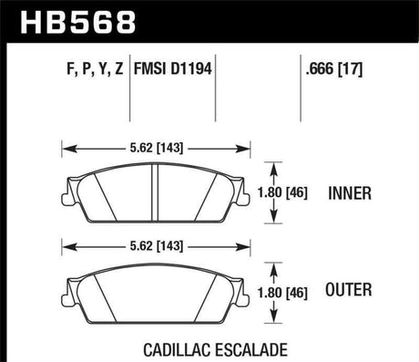 HAWK HB568P.666