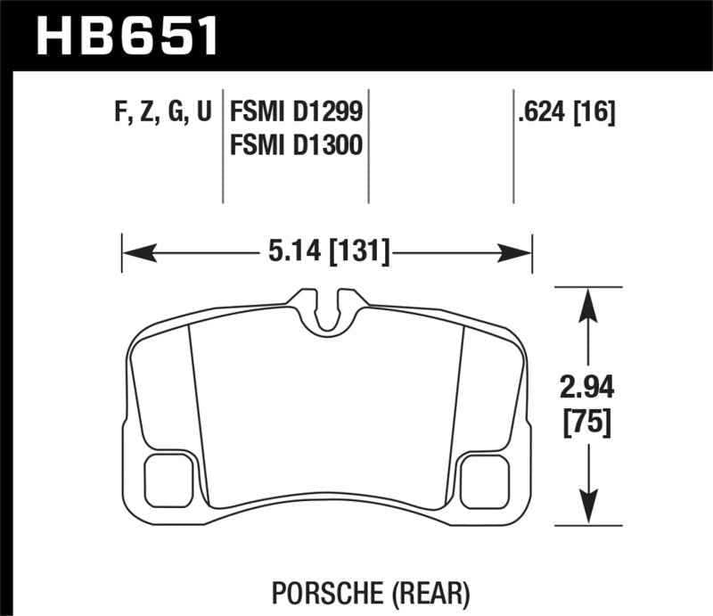 Hawk Performance HB651Z.624