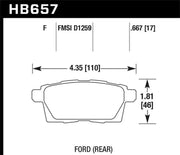 Hawk Performance HB657F.667