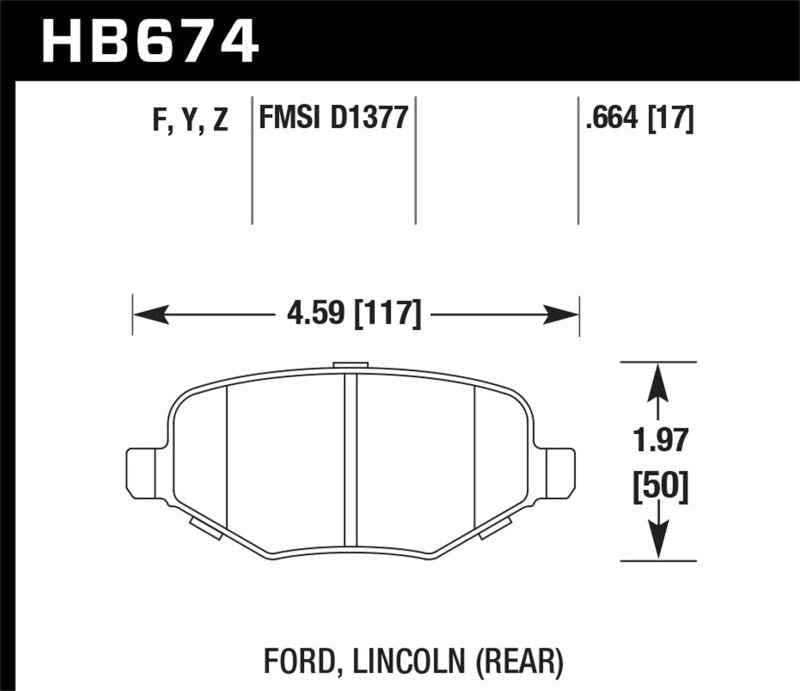 Hawk Performance HB674B.664