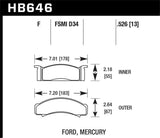 Hawk Performance HB646F.526