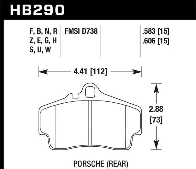Hawk Performance HB290F.606