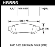 Hawk Performance HB556Y.710