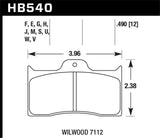 Hawk Performance HB540E.490