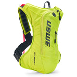 USWE Outlander Hydration Pack 4L, Crazy Yellow, ergonomic design, high-visibility, durable fabric.