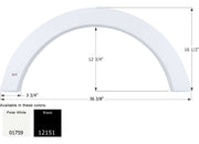 Icon Technologies Limited RV 12151 Fender Skirt - Black