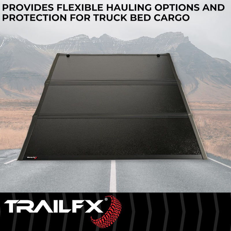 Trailfx Lockable Using Tailgate Handle Lock Tonneau Cover TFX5530 - Standard BI-Fold Tacoma