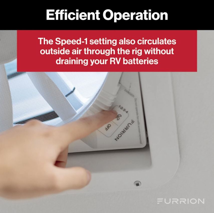 Furrion LLC FVF14D90R6A-PW-AM Roof Vent