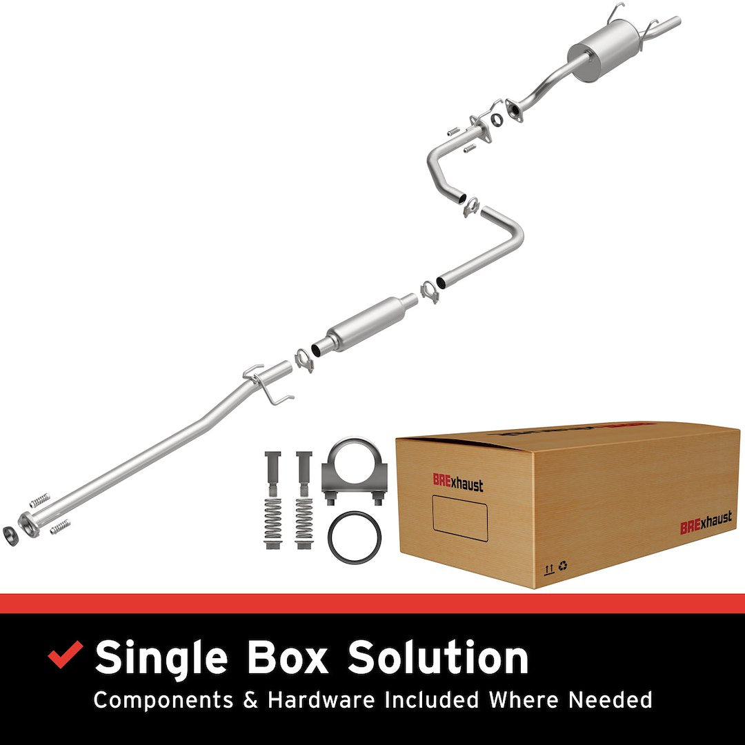 BRE Exhaust Designed For Power And Sound Exhaust System Kit 106-0034 - 96-98 Civic 1.6L