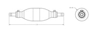 Sierramarine Carbon Certified Fuel System Primer Bulb 18-8004EP-1 - Bulb-5 16