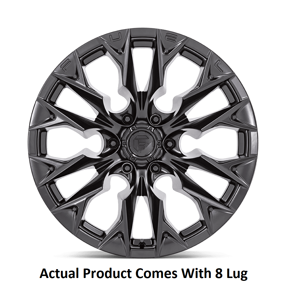 Fuel Offroad With Fuel Logo Center Cap Wheel D80420901857 - Black D804 20X9 8X180 Black-OUT 20MM