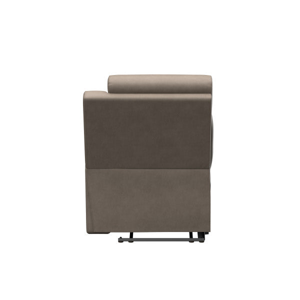Lippert Comp Wall Hugger Design Chair 2024044097 - Heritage Driftwood LH Theater Seati