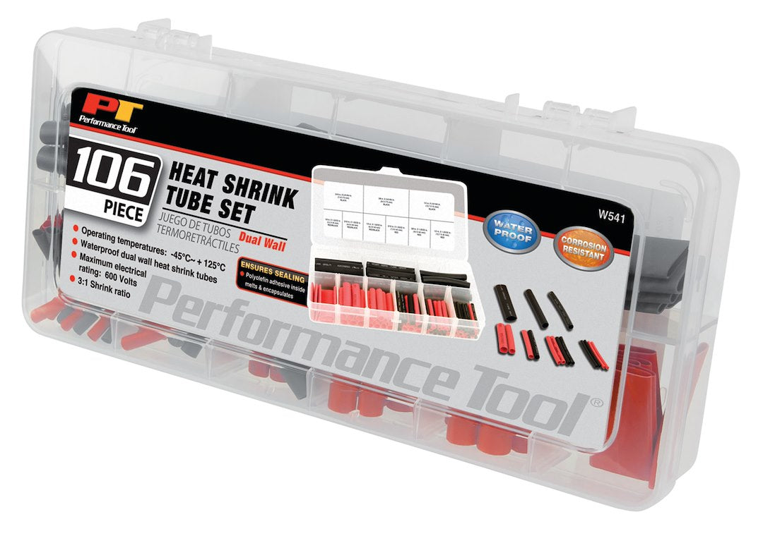 Perform Tool W541 Heat Shrink Tubing Assortment