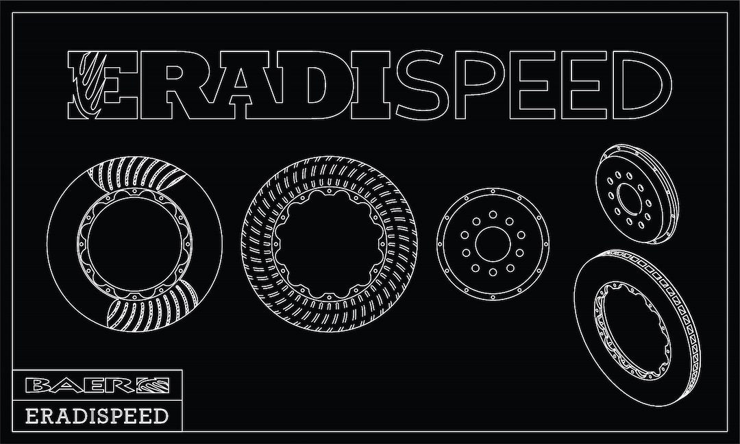 Baer Brakes Provides Enhanced Visual Appearance Brake Rotor 2301070 - Eradispeed Frt 20-24 Corvette Z51