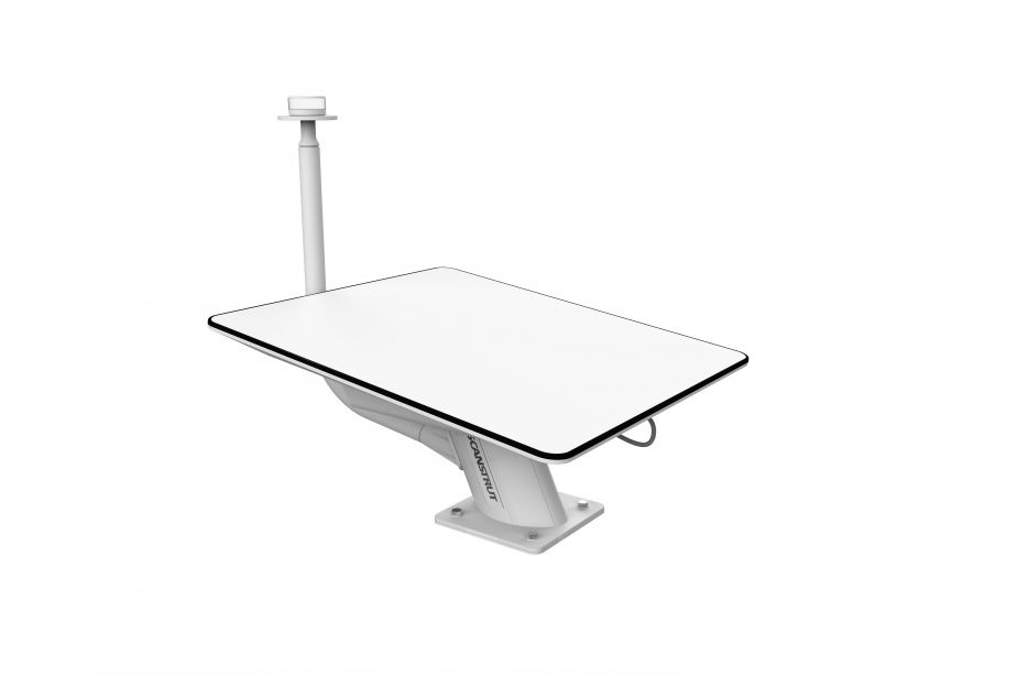 Scanstrut Marine Sealant Not Required Satellite Internet Antenna Mount APT-150-SL-01 - APT-150-SL-01 Aluminium Powertow…