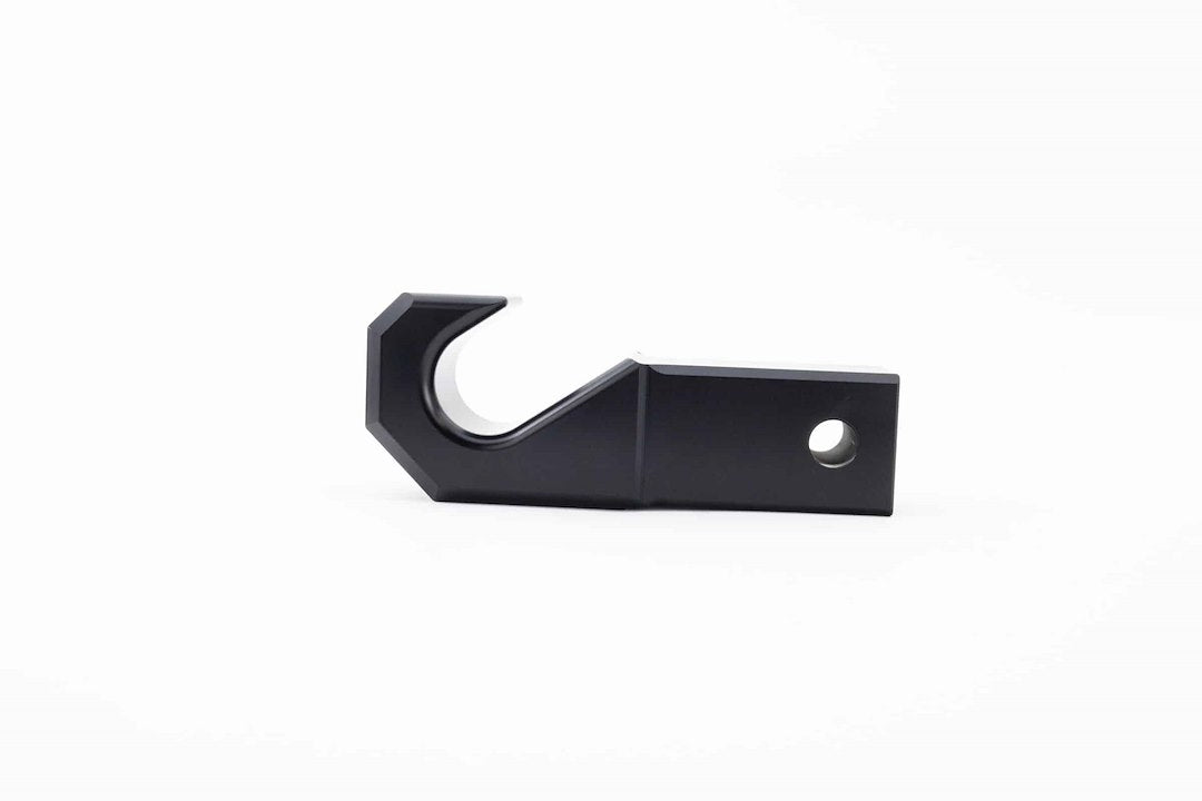 Weigh Safe Raw Machined Finish Tow Hook WS-HK-CER-BLA - Black Cerakote Towing Recovery